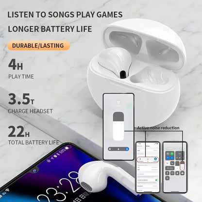Draadloze Bluetooth Oortelefoon In-Ear met Microfoon