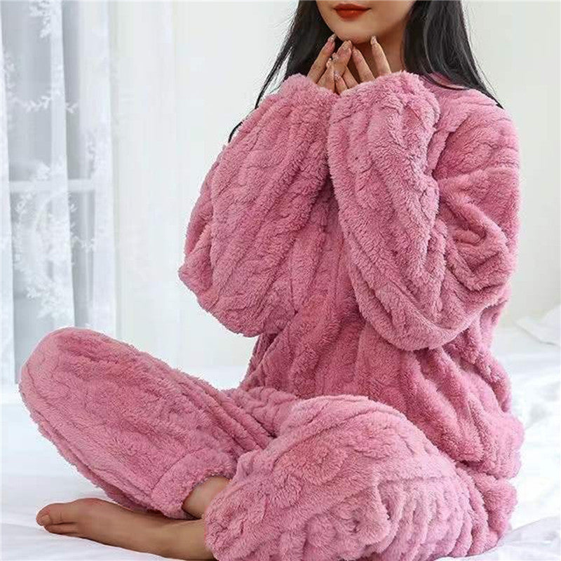 Dames Pyjama Fleece Comfortabele Pasvorm