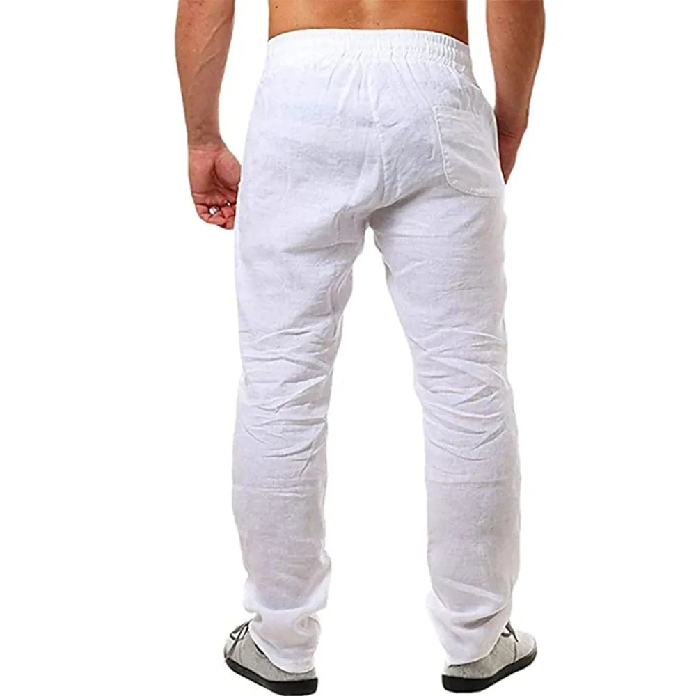 Linnen Broek Ademend Comfortabel Zomermodel