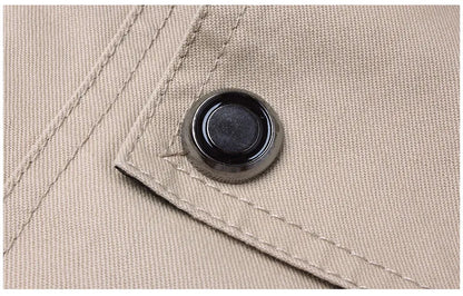 Windjack Slim Fit Militair Stijl Heren