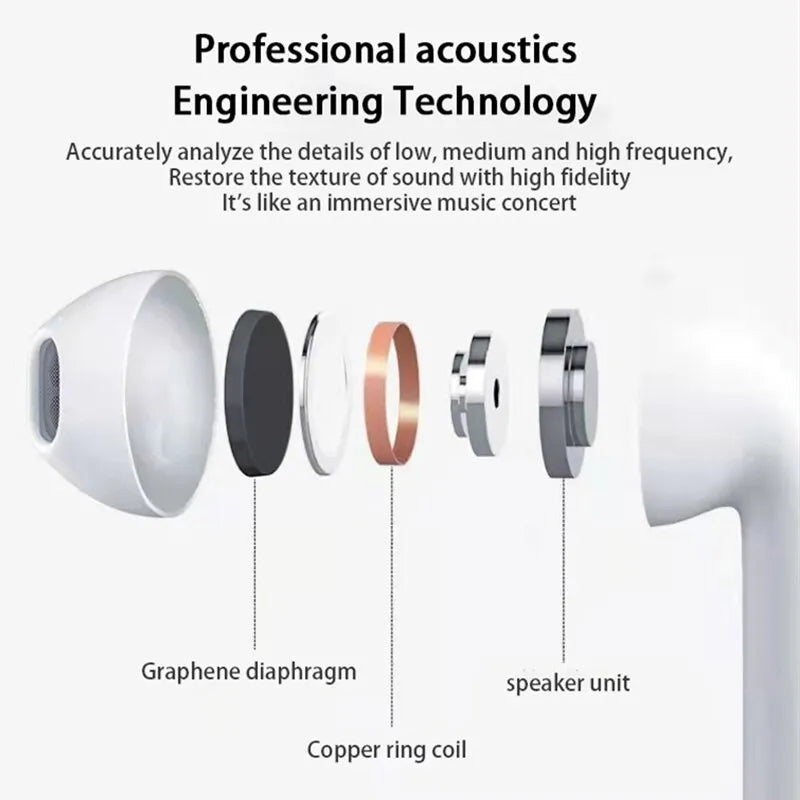 Draadloze Bluetooth Oortelefoon In-Ear met Microfoon