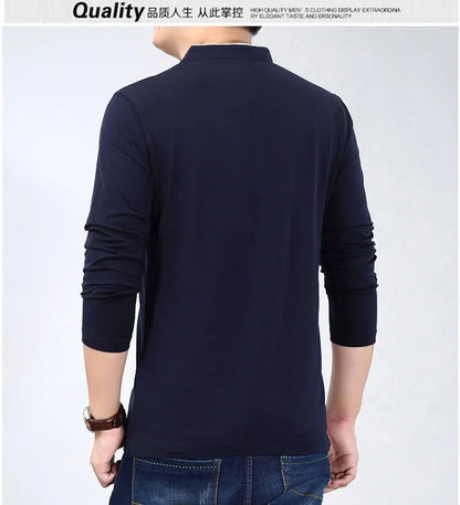 Casual Katoenen Overhemd Lange Mouwen Comfortabel