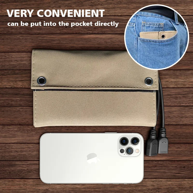 Opvouwbare Zonnepaneel Powerbank Solar Oplader