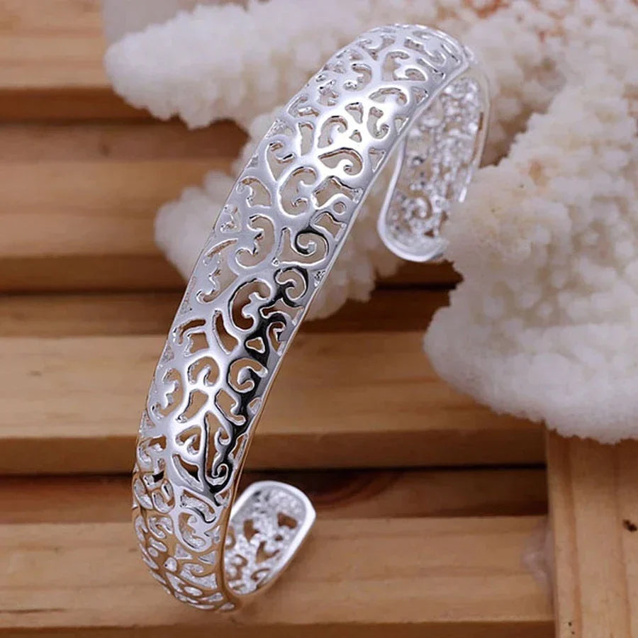 Zilveren Armband met Uniek Filigraan Ontwerp