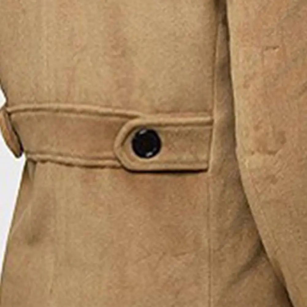 Waterdichte Trenchcoat Heren Klassieke Dubbele Rij Knopen