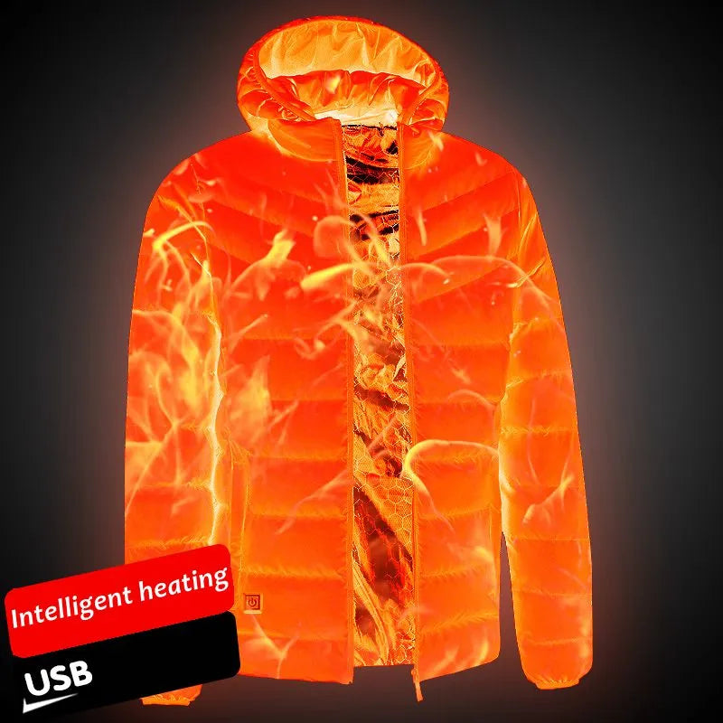 Verwarmingsjas met USB-aansluiting en Thermostaat