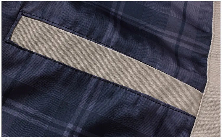 Windjack Slim Fit Militair Stijl Heren