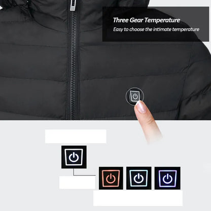 Verwarmingsjas met USB-aansluiting en Thermostaat