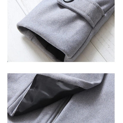 Waterdichte Trenchcoat Heren Klassieke Dubbele Rij Knopen