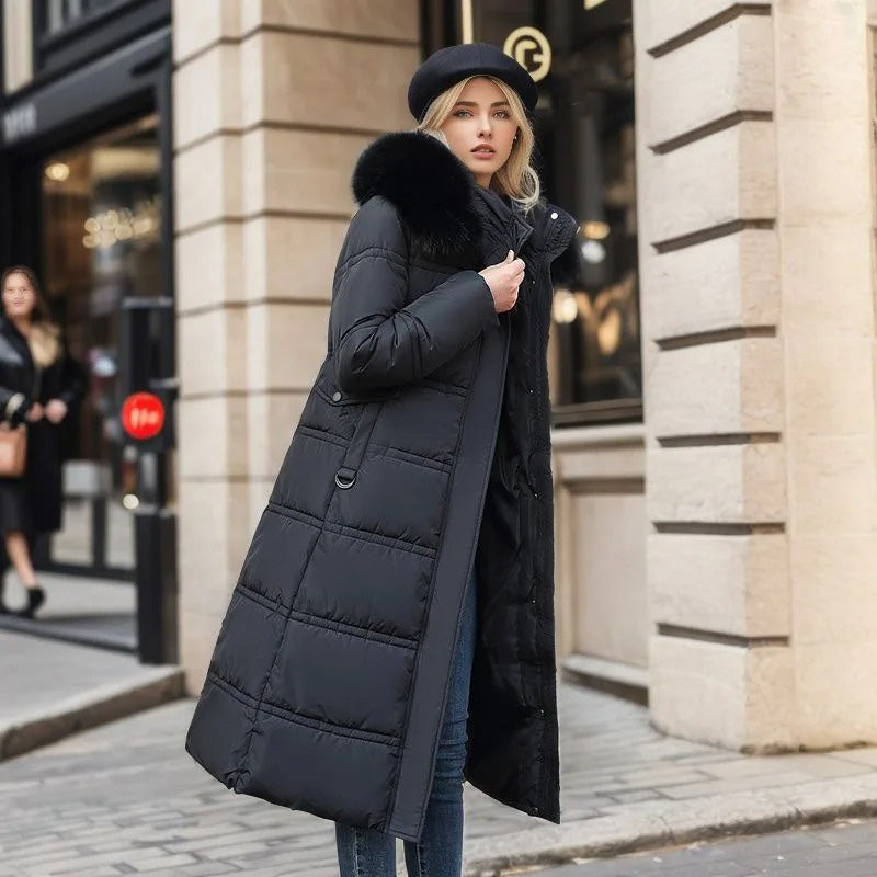 Warme Faux Fur Winterjas voor Dames