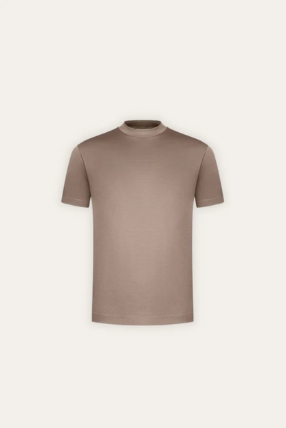 Heren T-shirt van Mercerise Katoen Stijlvol Zwart
