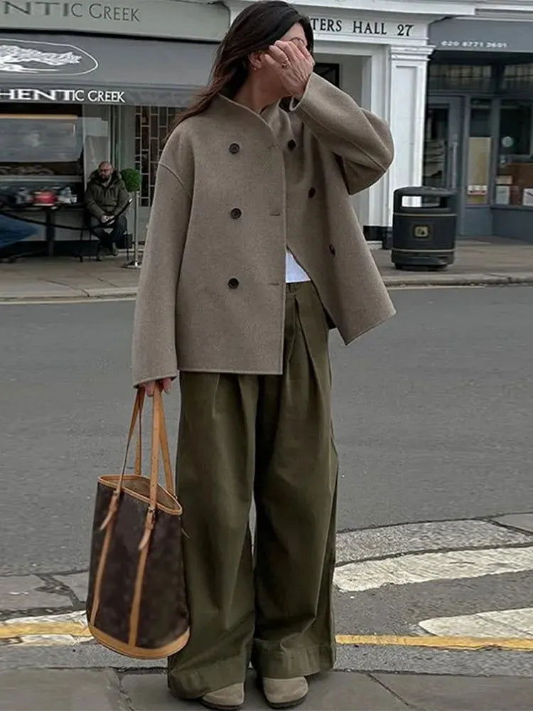 Vintage Winterjas voor Vrouw Warm en Stijlvol - Mode Vibes