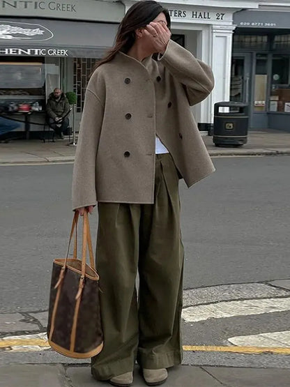 Vintage Winterjas voor Vrouw Warm en Stijlvol - Mode Vibes