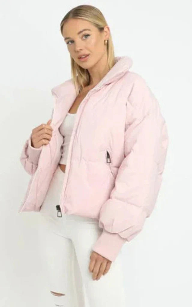 Dames Puffer Jas Lichtgewicht Warme Parka
