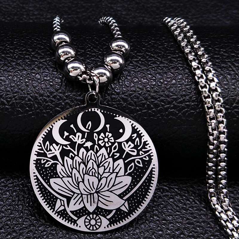 Triumph Ketting met Lotusbloem Elegant Zilver - Mode Vibes