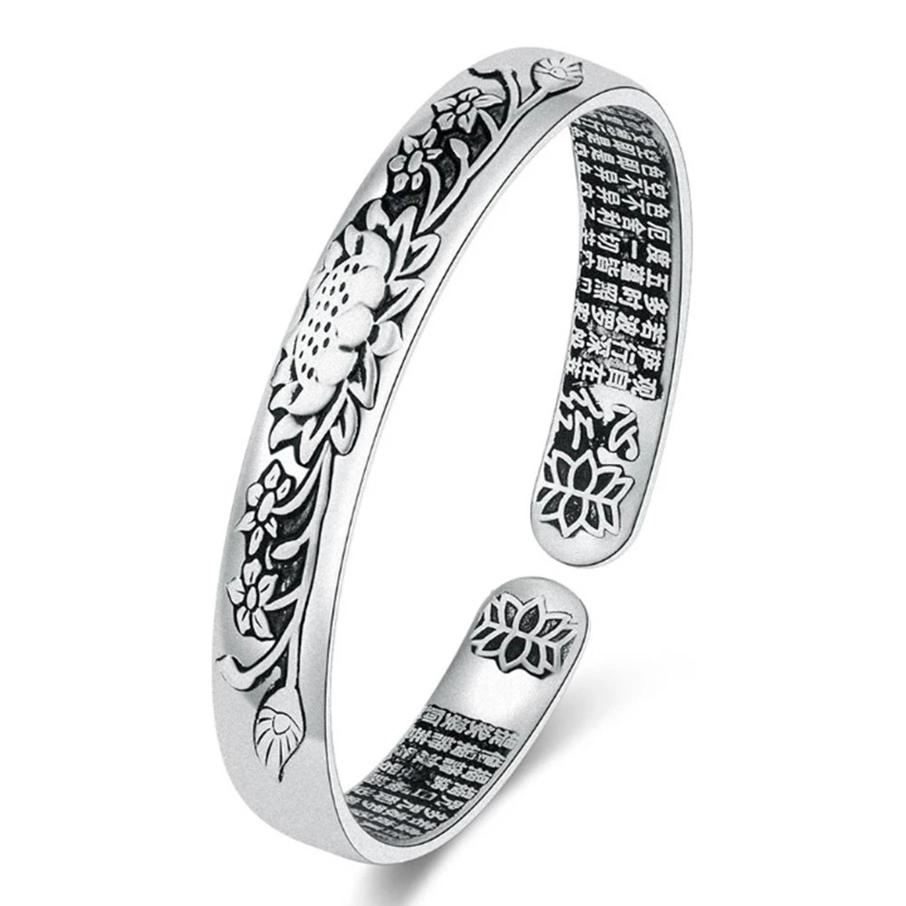 Zilveren Armband Lotus Motief Elegant Design