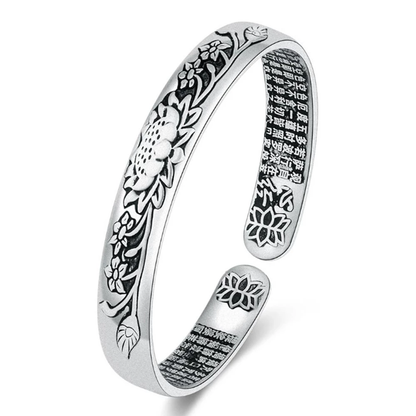 Zilveren Armband Lotus Motief Elegant Design