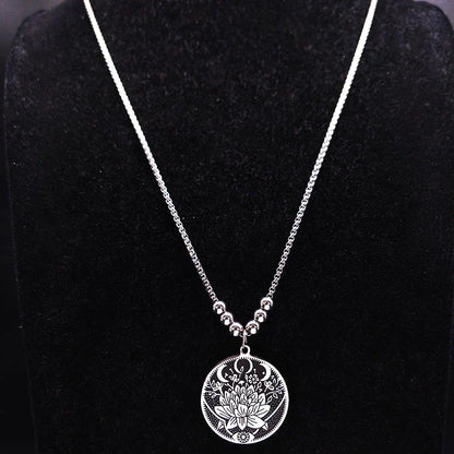 Triumph Ketting met Lotusbloem Elegant Zilver