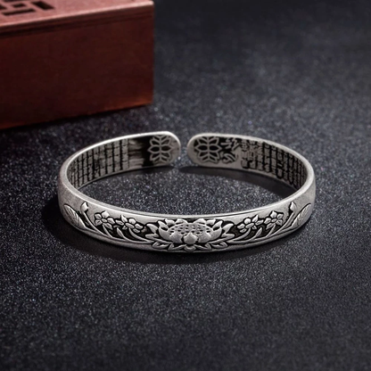 Zilveren Armband Lotus Motief Elegant Design