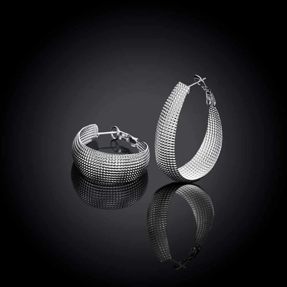Zilveren Oorbellen Elegante Fijne Sieraden voor Dames