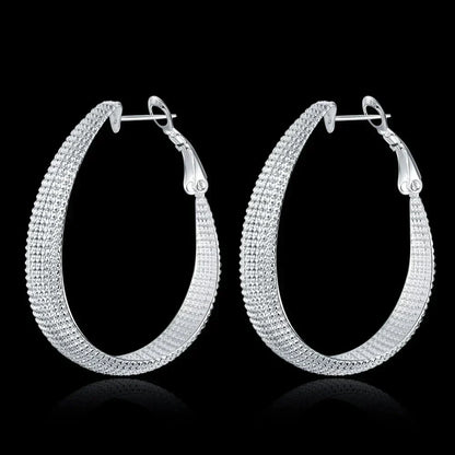 Zilveren Oorbellen Elegante Fijne Sieraden voor Dames