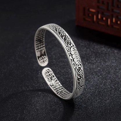 Zilveren Armband Lotus Motief Elegant Design