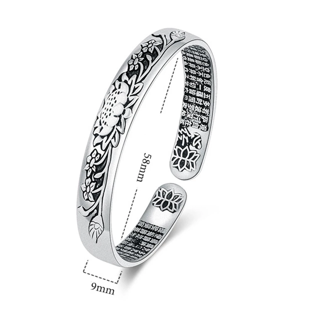 Zilveren Armband Lotus Motief Elegant Design