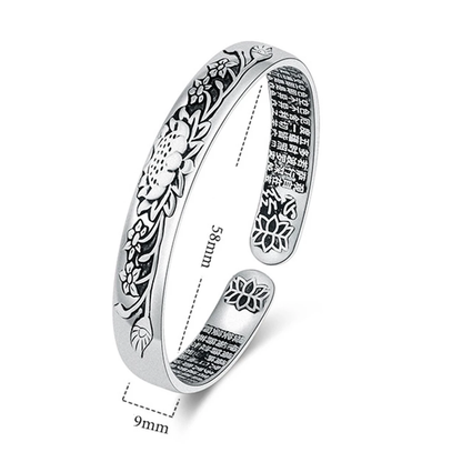 Zilveren Armband Lotus Motief Elegant Design
