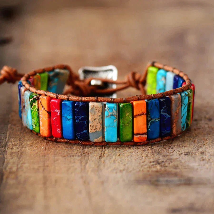 Regenboog Armband Tibetaanse Stijl Kleurrijk Accessoire