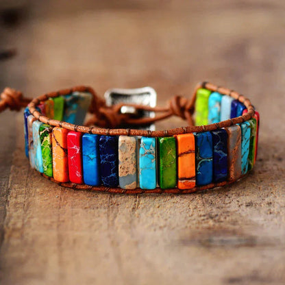 Regenboog Armband Tibetaanse Stijl Kleurrijk Accessoire