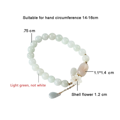 Jadesteen Armband met Agaat - Stijlvol en Geluksbrengend
