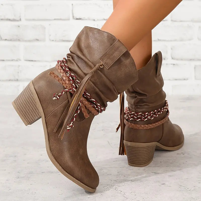 Cowboy Enkellaarsjes Western Stijl voor Dames