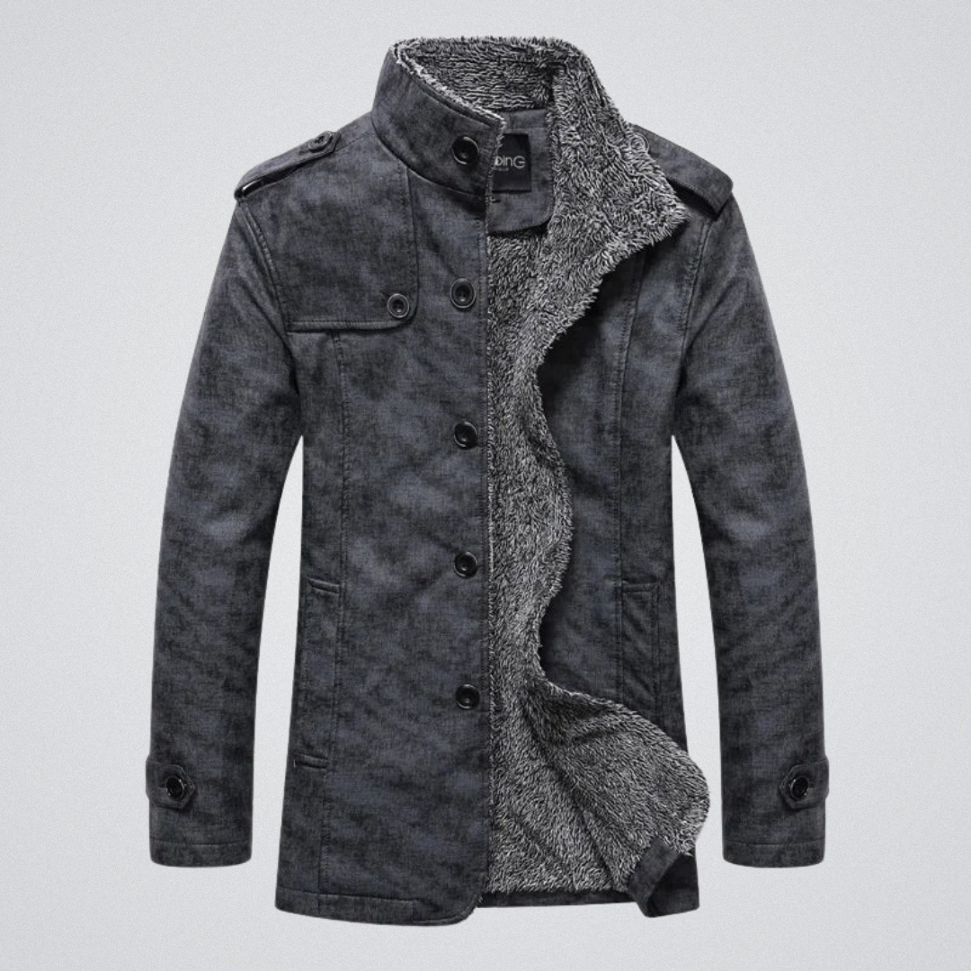 Heren Winterjas Bontvoering Warm en Waterdicht - Mode Vibes