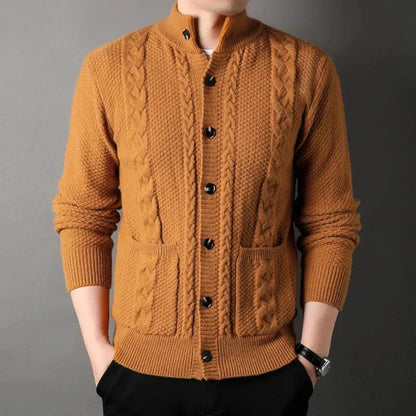 Stijlvol Gebreid Herenvest Raf Design