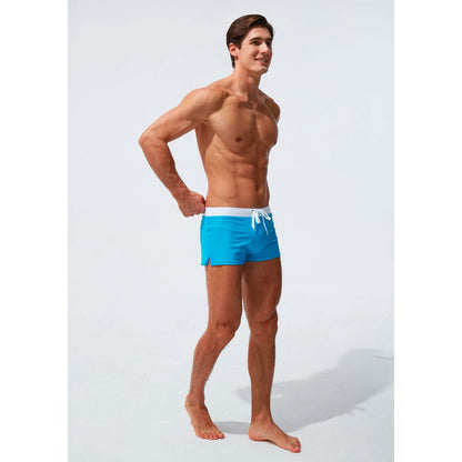 Heren Zwembroek Trendy Blauw Jace