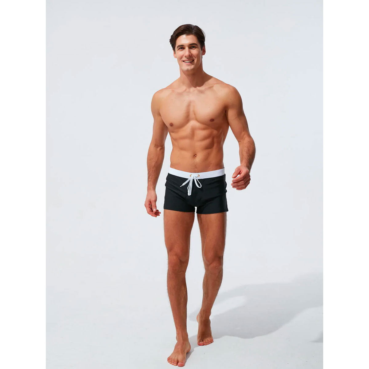 Heren Zwembroek Trendy Blauw Jace