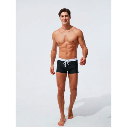 Heren Zwembroek Trendy Blauw Jace