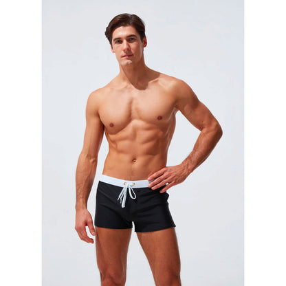 Heren Zwembroek Trendy Blauw Jace