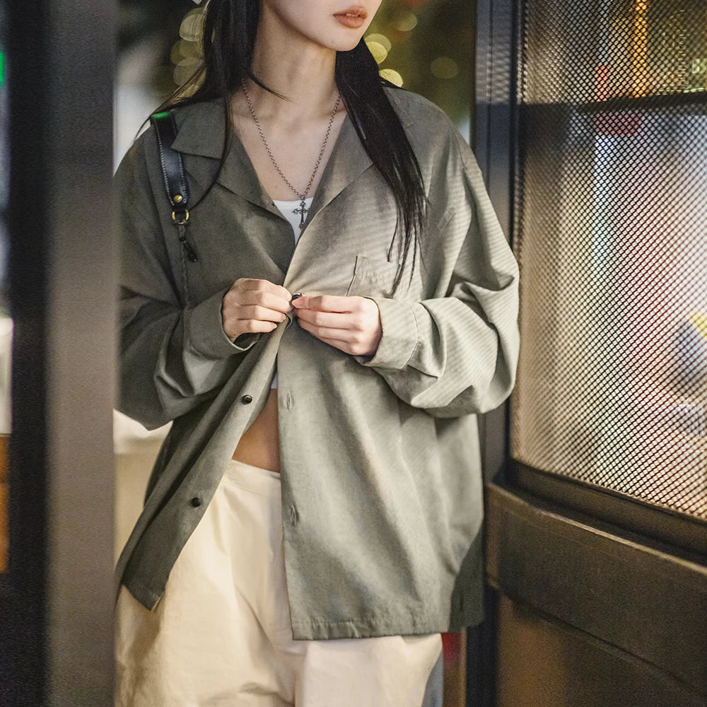Lente Retro Velvet Blouse