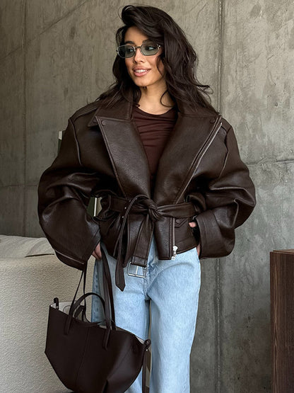 Davies – Dames Oversized Bikerjack