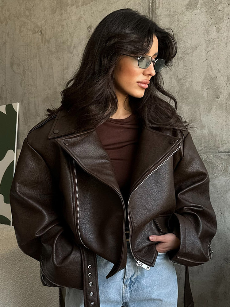 Davies – Dames Oversized Bikerjack