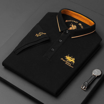 Heren Polo Shirt Geborduurd Klassiek Design - Mode Vibes