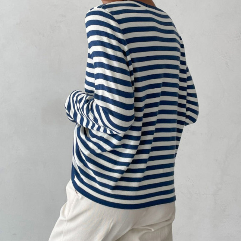 Dames Truitje Gestreept Casual Kleding