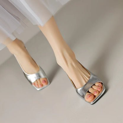Luxé Gouden  Sandalen