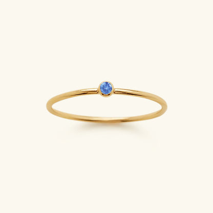 Geboortesteen Ring Zirkonia Celestia