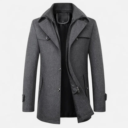 Marco | Trench Elegante in Lana per l’Inverno 5