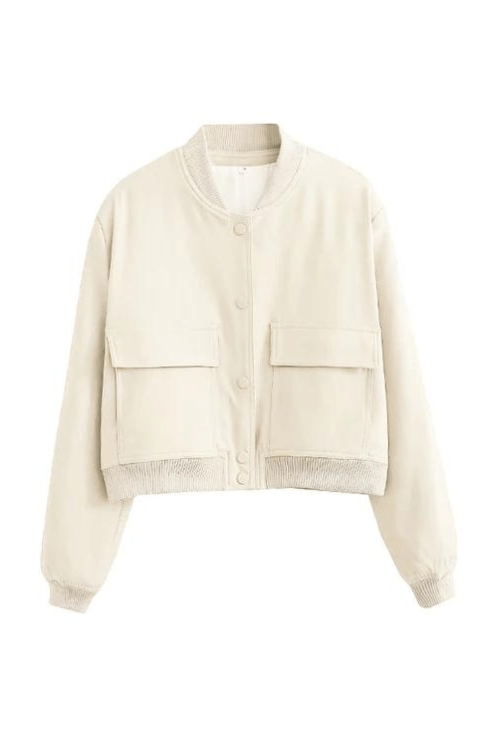 Maria | College-stijl button-up korte jas