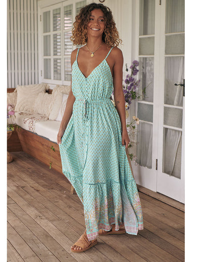 Maria | Lange Boheemse zomerjurk