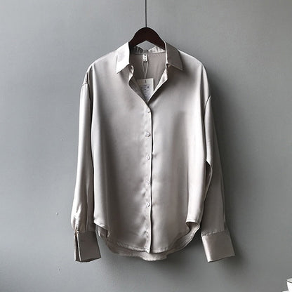 Marie | Zijden blouse vintage blouse