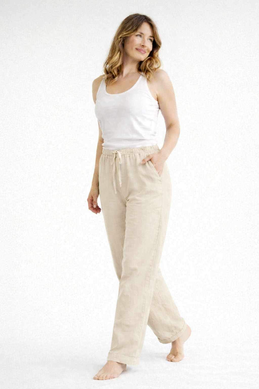 Marina | Comfortabele broek met hoge taille 2